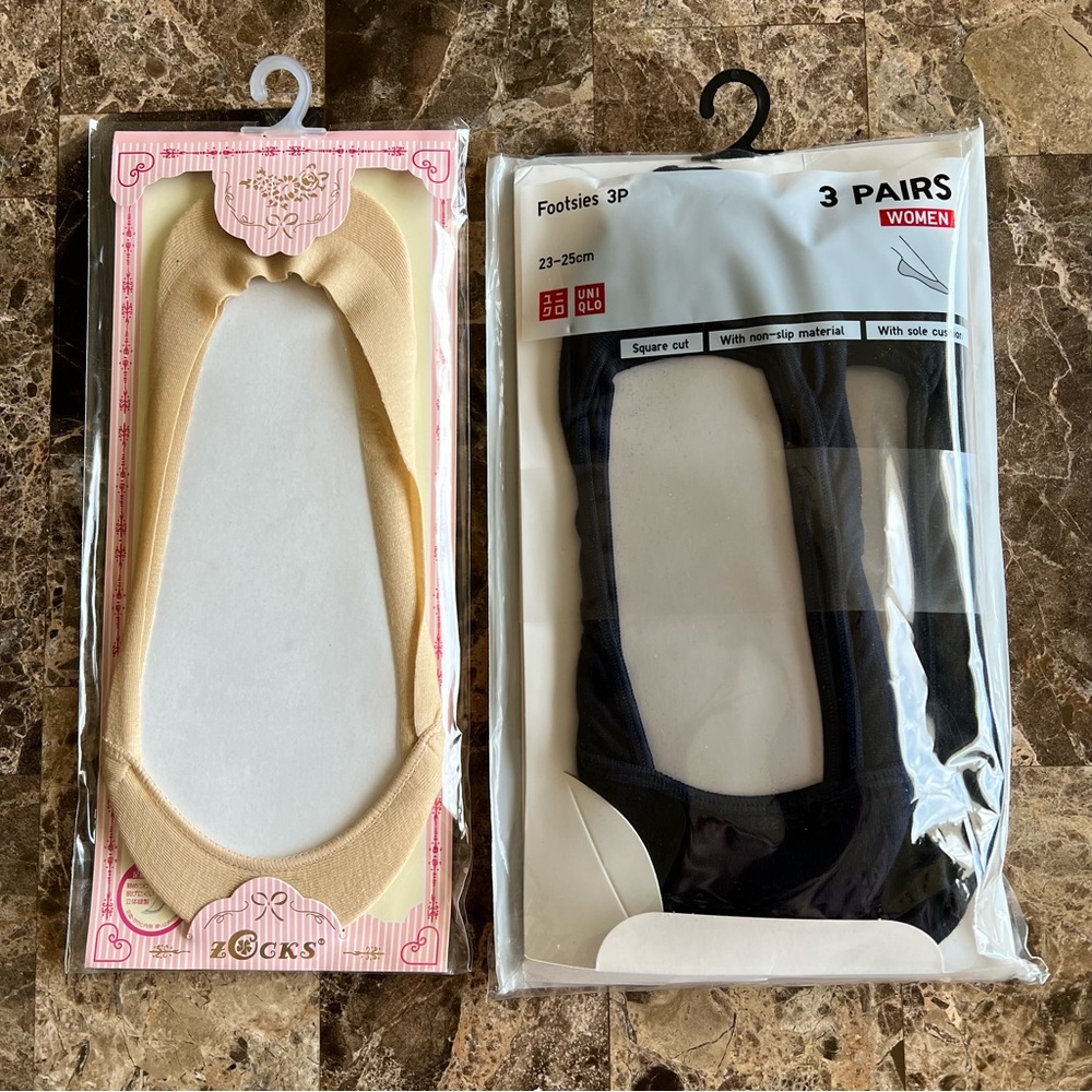 Bundle of 3 Women No Show Socks Uniqlo